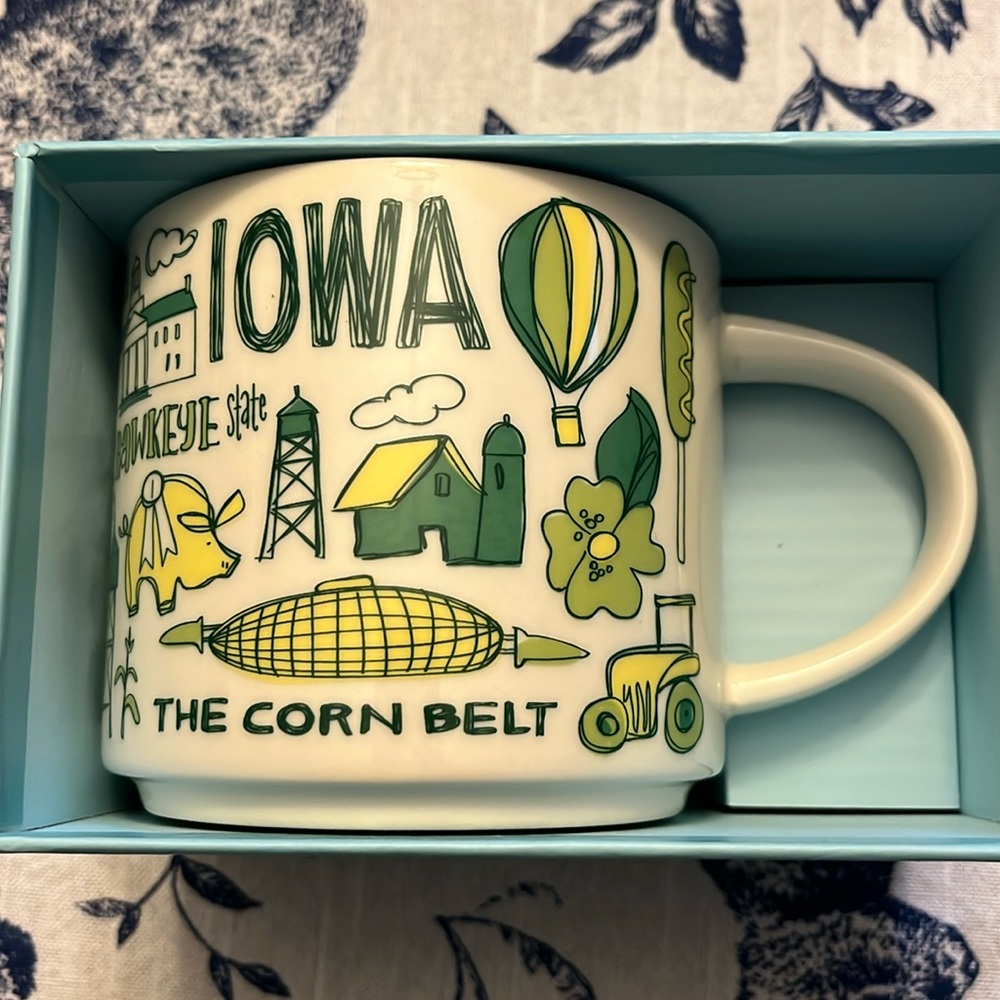 Starbucks been there series -Iowa coffee cup